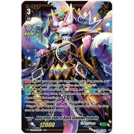 Cardfight Vanguard The Mysterious Fortune SSR Super Special Rare Holy Great Sage of Black Shadows, Isabelle V-EB10/002