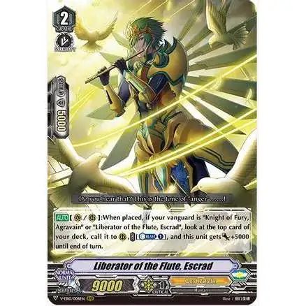 Cardfight Vanguard The Mysterious Fortune RRR Rare Liberator of the Flute, Escrad V-EB10/004