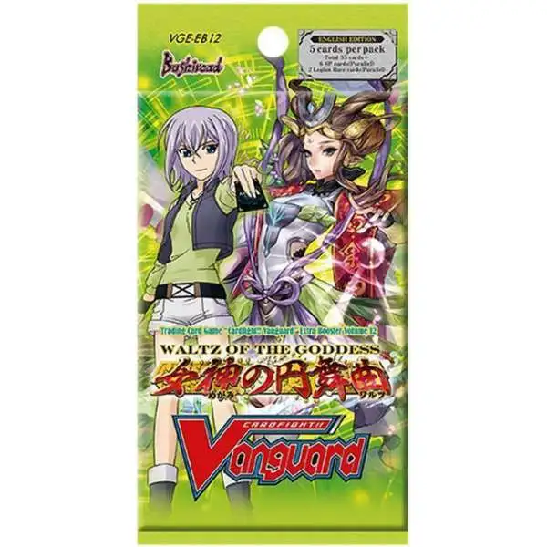 Cardfight Vanguard Trading Card Game Waltz of the Goddess Booster Pack VGE-EB12