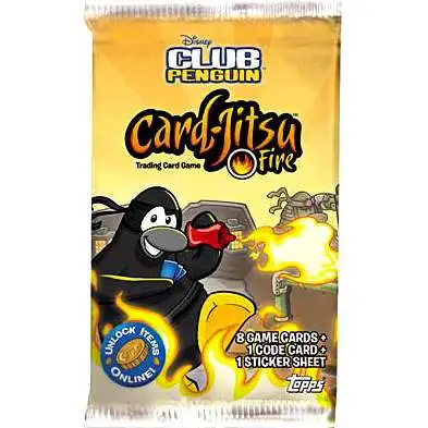 Club Penguin Card-Jitsu Trading Card Game Fire Series 3 Booster Pack [8 Cards]