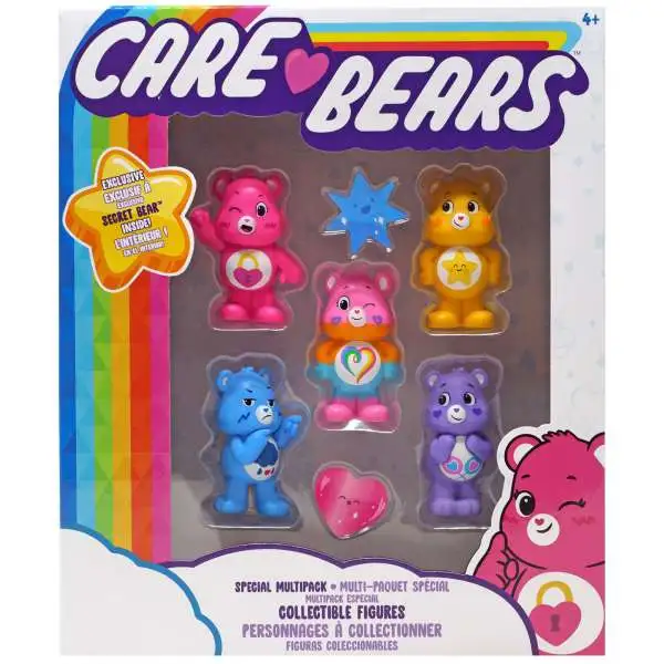 Care Bears Special Multipack Collectible Figures 2-Inch Mini Figure 5-Pack [Damaged Package]
