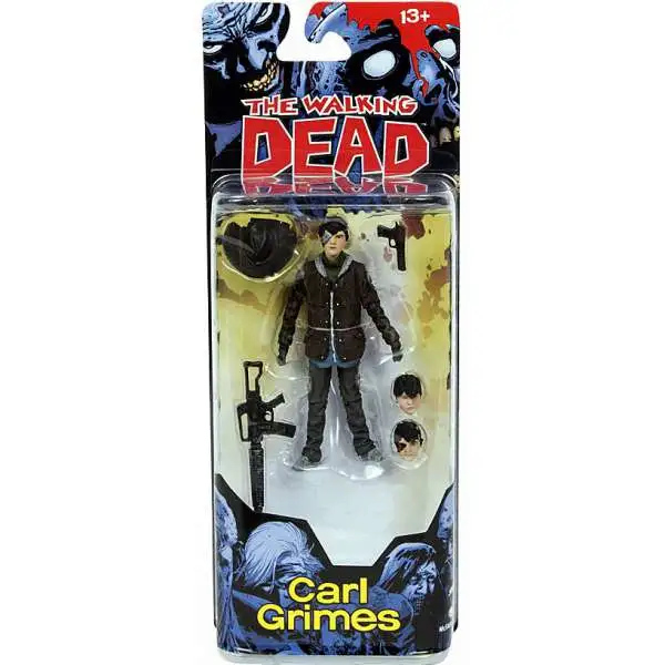 McFarlane Toys The Walking Dead Comic Series 4 Carl Grimes Action Figure [Alternates Heads]