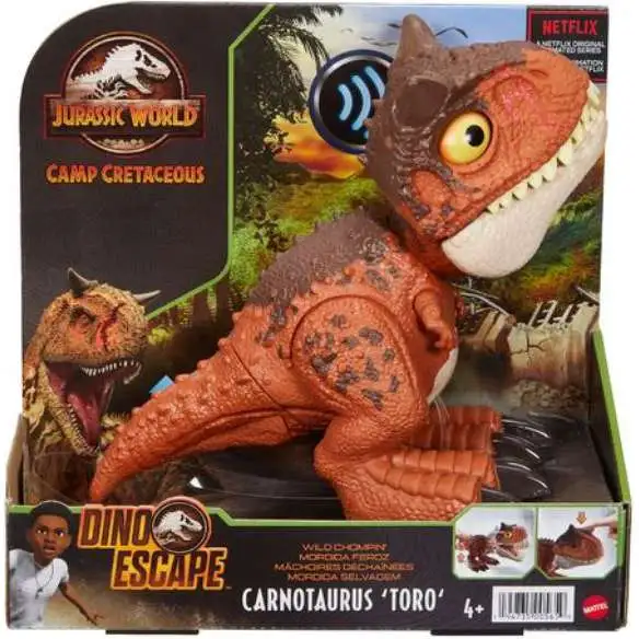 Jurassic World Imaginext Camp Cretaceous Carnotaurus Toro/Darius Figure Set 