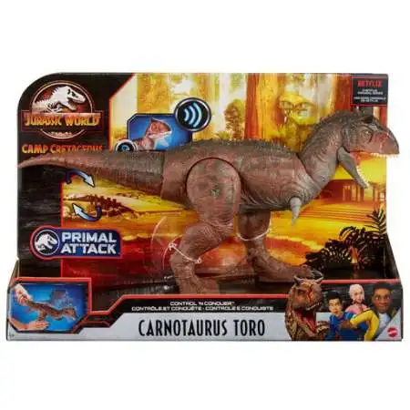Jurassic World Camp Cretaceous Control 'N Conquer Carnotaurus Toro Action Figure