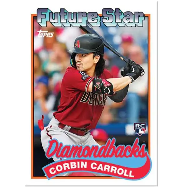 MLB Arizona Diamondbacks 2023 Throwback Thursday Baseball Corbin Carroll #108 [Rookie, 1989 Future Stars]