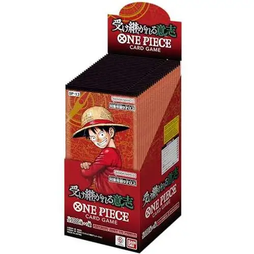 One Piece Trading Card Game Carrying on His Will Booster Box OP-13 [JAPANESE, 24 Packs]