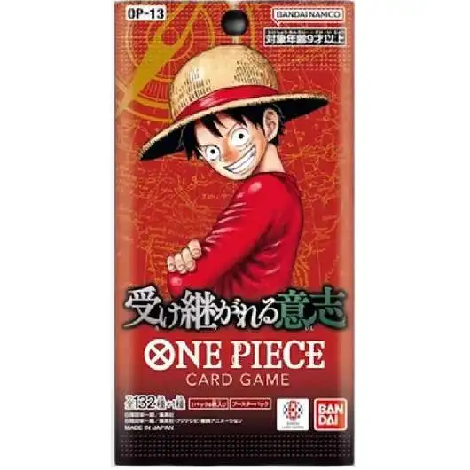 One Piece Trading Card Game Carrying on His Will Booster Pack OP-13 [JAPANESE, 6 Cards]