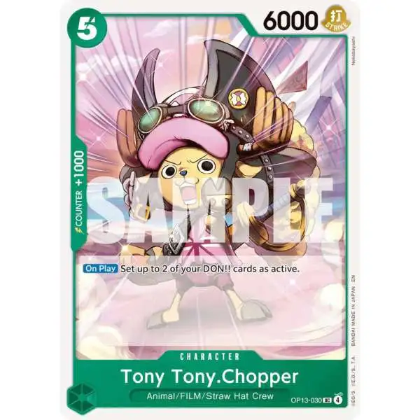One Piece Trading Card Game Carrying On His Will Uncommon Tony Tony.Chopper OP13-030