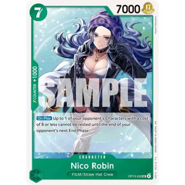 One Piece Trading Card Game Carrying On His Will Uncommon Nico Robin OP13-032
