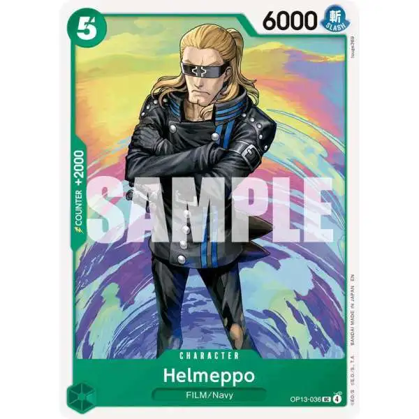 One Piece Trading Card Game Carrying On His Will Uncommon Helmeppo OP13-036