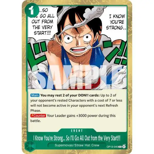 one piece card game cost OP04-014 Monkey.D.Luffy :: Uncommon TCG Card x1126+1 card types*Subject to changeEach booster pack contains 12 cards. DO NOT BUY ONE PIECE