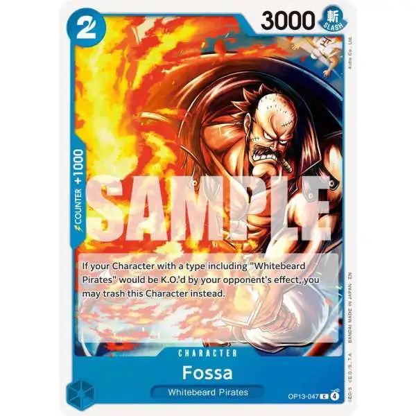 One Piece Trading Card Game Carrying On His Will Common Fossa OP13-047