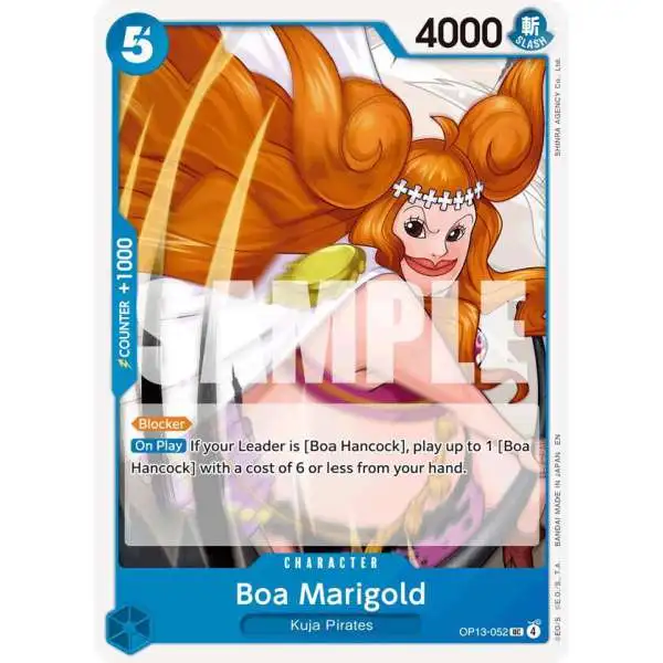 One Piece Trading Card Game Carrying On His Will Uncommon Boa Marigold OP13-052