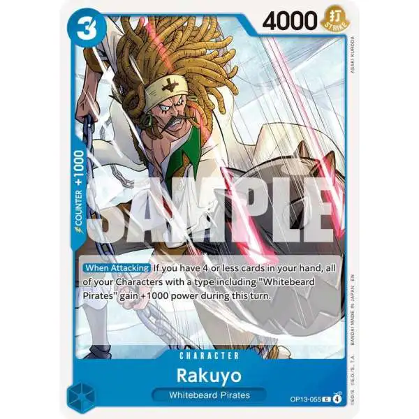 One Piece Trading Card Game Carrying On His Will Common Rakuyo OP13-055