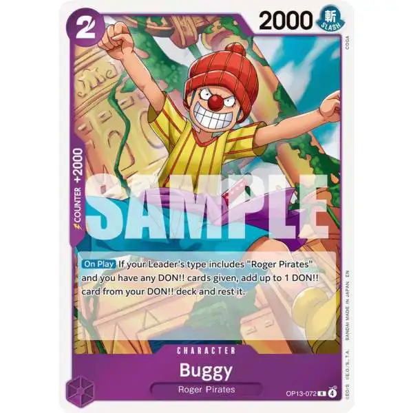 One Piece Trading Card Game The Azure Seas Seven Single Card Rare