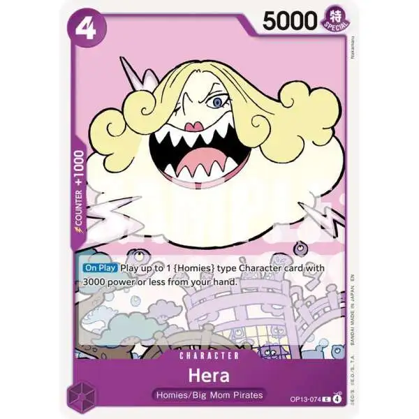 One Piece Trading Card Game Carrying On His Will Common Hera OP13-074