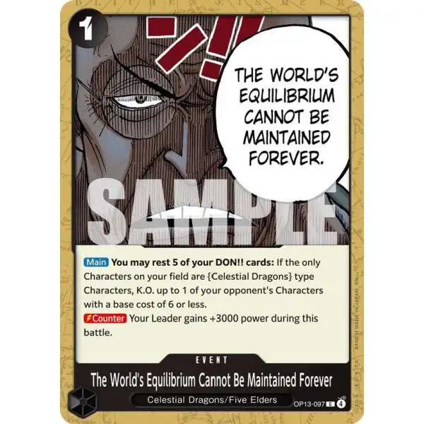 One Piece Trading Card Game Carrying On His Will Single Card