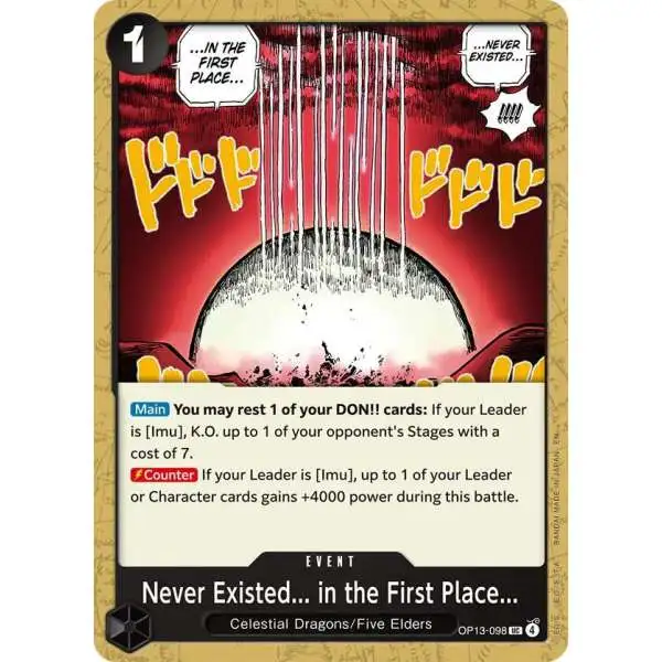 One Piece Trading Card Game Carrying On His Will Single Card Rare