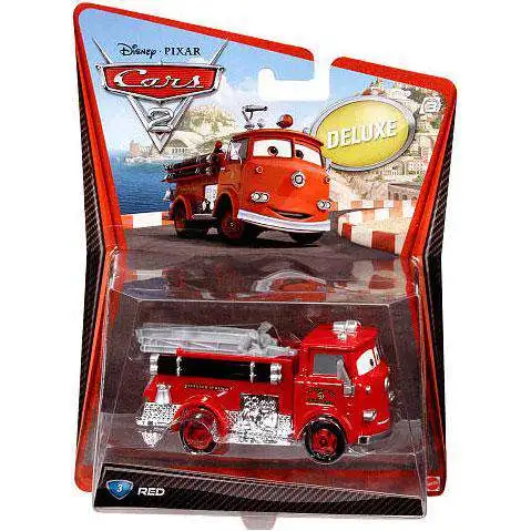 Disney / Pixar Cars Cars 2 Deluxe Oversized Red Diecast Car #3