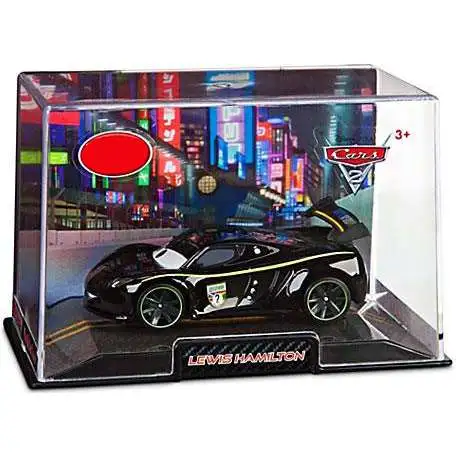 Disney / Pixar Cars Cars 2 1:43 Collectors Case Lewis Hamilton Exclusive Diecast Car