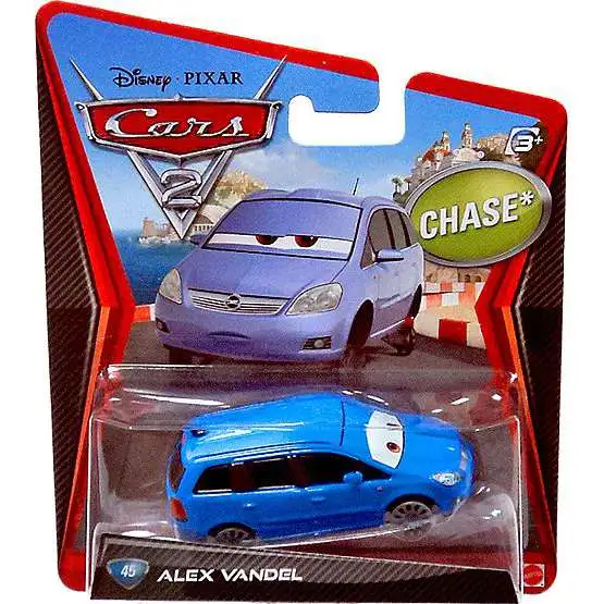 Disney / Pixar Cars Cars 2 Main Series Alex Vandel Diecast Car [Damaged Package]