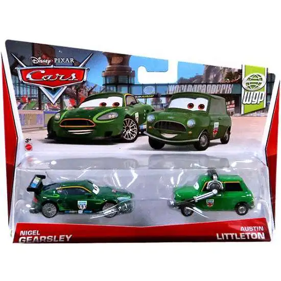 Disney / Pixar Cars Series 3 Nigel Gearsley & Austin Littleton Diecast Car 2-Pack