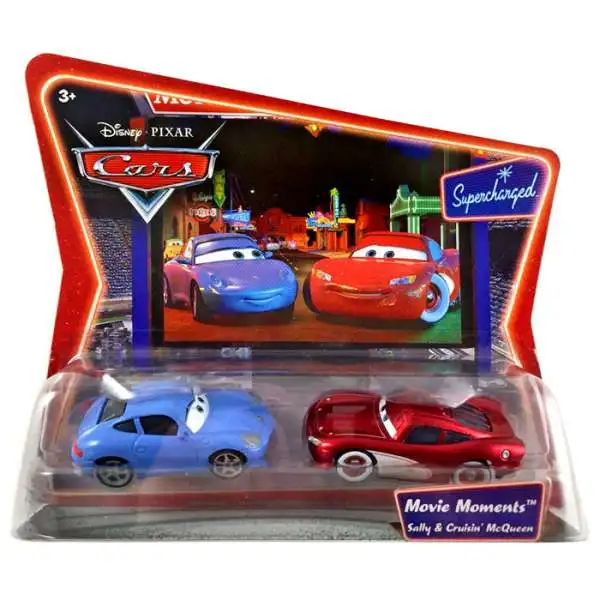 Disney / Pixar Cars Supercharged Movie Moments Sally & Cruisin' McQueen Diecast Car 2-Pack