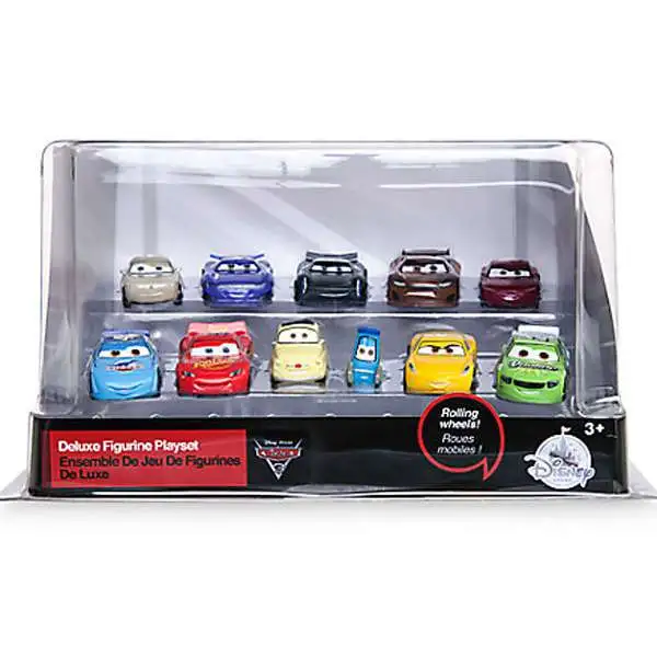 Disney / Pixar Cars Cars 3 Exclusive 11-Piece Deluxe PVC Figure Playset