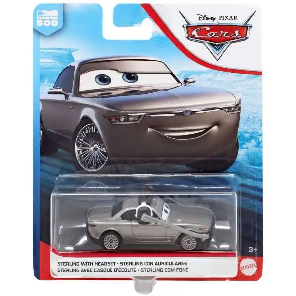 Disney / Pixar Cars Cars 3 Florida 500 Sterling with Headset Diecast Car [Version 3]