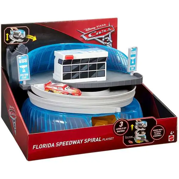 Disney FBH01 Pixar Cars 3 Florida Speedway Pit Stop Playset 