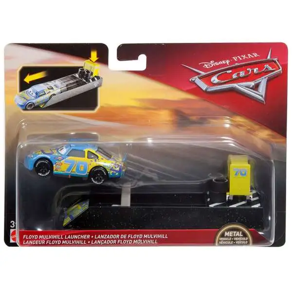 Disney / Pixar Cars Cars 3 Floyd Mulvihill Diecast Car & Launcher [Loose]