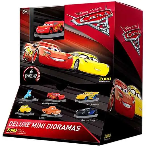 Disney Cars 3 Deluxe Mini Dioramas Mystery Box [25 Packs]