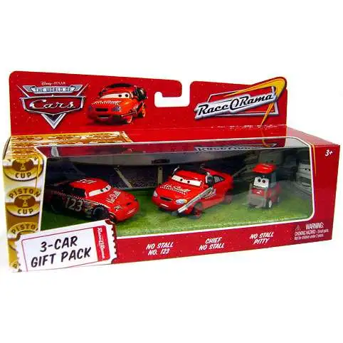 Disney / Pixar Cars The World of Cars Multi-Packs No Stall 3-Car Gift Pack Diecast Car