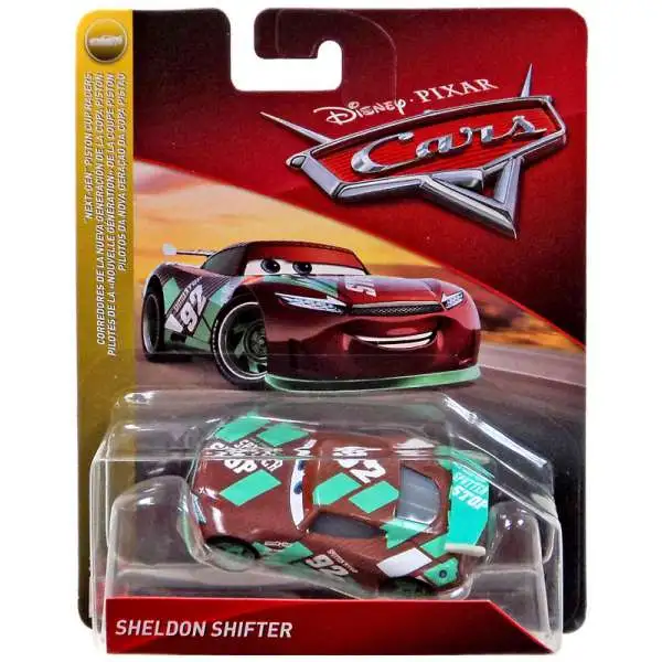 Disney / Pixar Cars Cars 3 "Next-Gen" Piston Cup Racers Sheldon Shifter Diecast Car