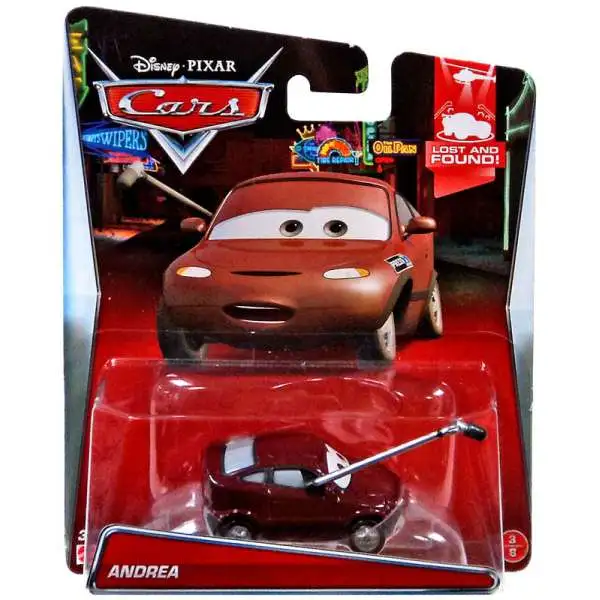 Disney / Pixar Cars Lost and Found Andrea Diecast Car #3/8