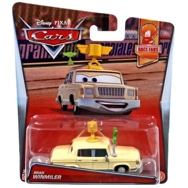 Disney / Pixar Cars Race Fans Brad Winmiler Diecast Car #9/14 [Loose]
