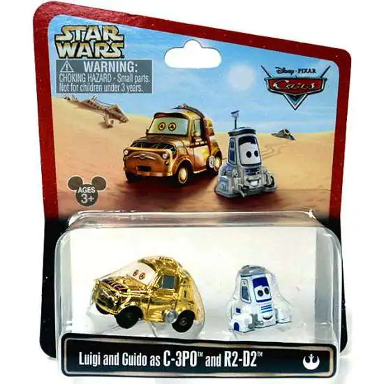 Disney Pixar Cars Star Wars Luigi Guido as C-3PO R2-D2 Exclusive
