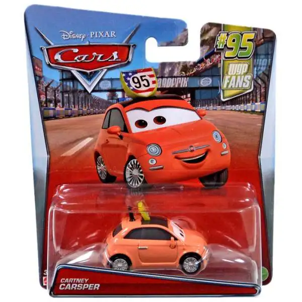 Disney / Pixar Cars #95 WGP Fans Cartney Carsper Diecast Car #4/8