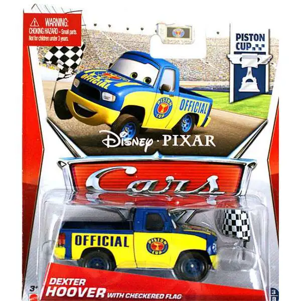 Disney / Pixar Cars Series 3 Dexter Hoover with Checkered Flag Diecast Car