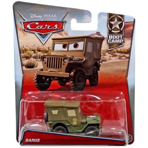 Disney / Pixar Cars Boot Camp Sarge Diecast Car #1/2