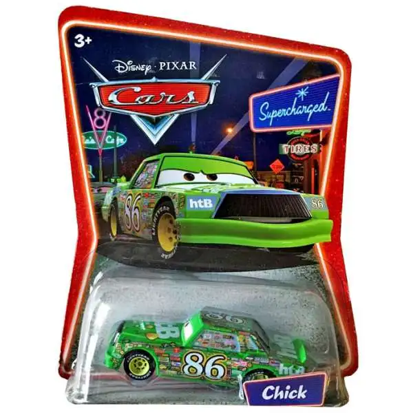 Disney / Pixar Cars Supercharged Chick Hicks Diecast Car [Damaged Package]