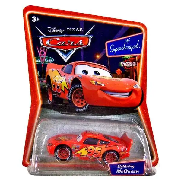 Disney Pixar Cars Supercharged Lightning McQueen 155 Diecast Car