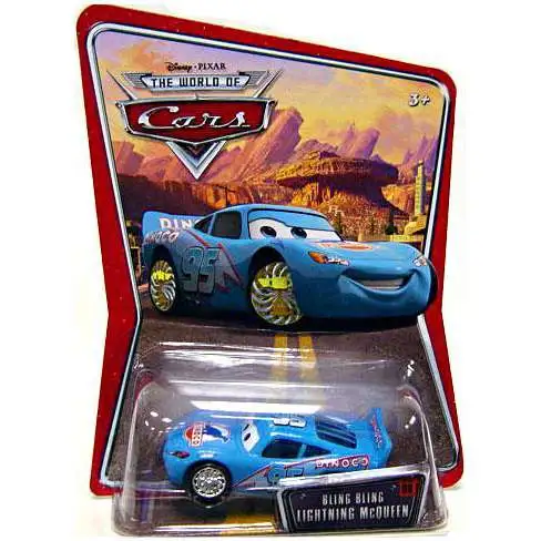 Mattel Disney Cars Bling Bling Lightning McQueen Dinoco Piston Cup Racer  (2022 Thailand Variant) 