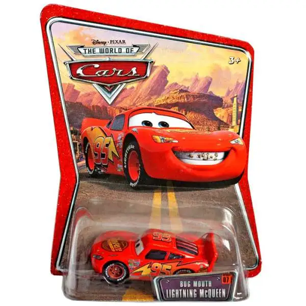 Disney / Pixar Cars The World of Cars Bug Mouth Lightning McQueen Diecast Car