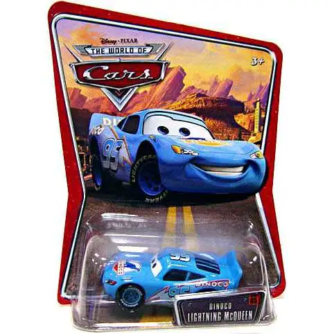 Disney / Pixar Cars The World of Cars Dinoco Lightning McQueen Diecast Car [Damaged Package]