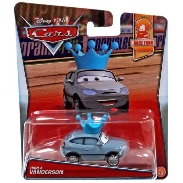 Disney / Pixar Cars Race Fans Darla Vanderson Diecast Car #8/14