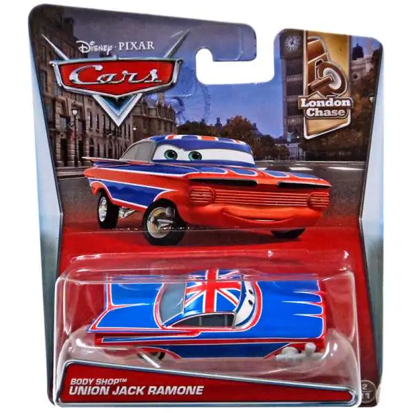 Disney / Pixar Cars London Chase Body Shop Union Jack Ramone Diecast Car #2/11 [Damaged Package]