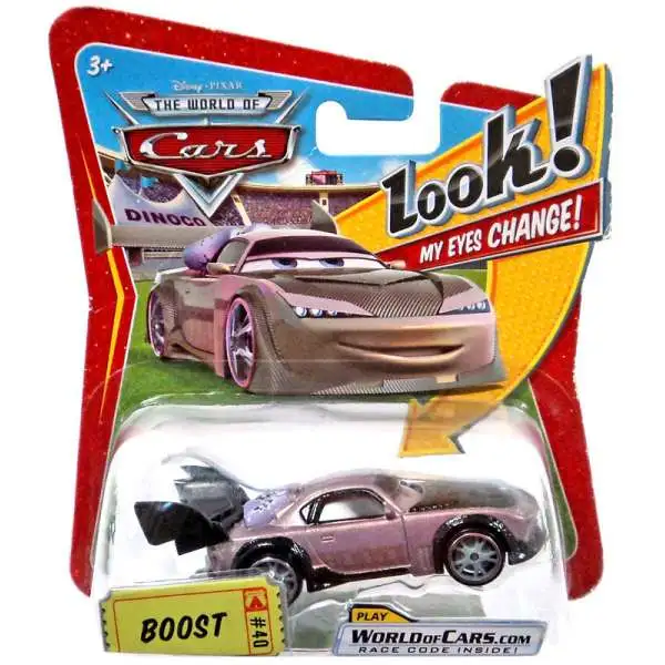 Disney / Pixar Cars The World of Cars Lenticular Eyes Series 1 Boost Diecast Car
