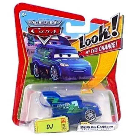 Disney / Pixar Cars The World of Cars Lenticular Eyes Series 1 DJ Diecast Car