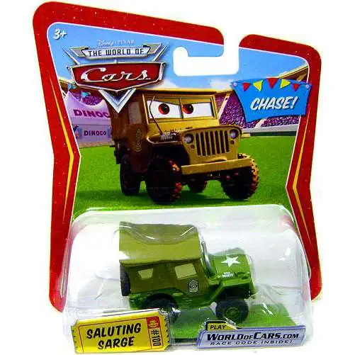 Disney / Pixar Cars The World of Cars Saluting Sarge Diecast Car